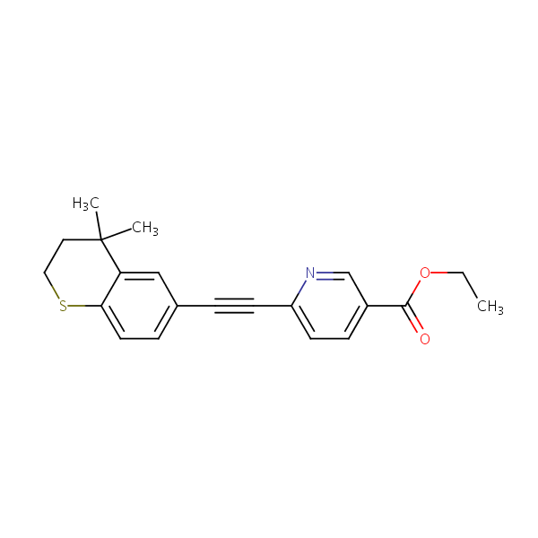 Tazarotene structural formula
