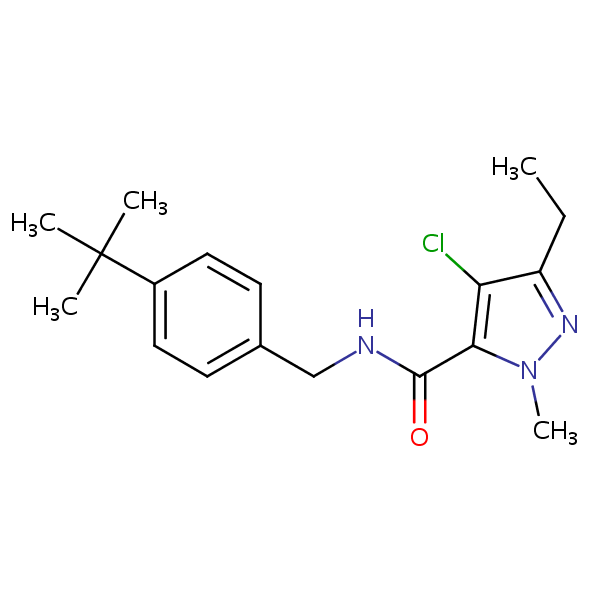 Tebufenpyrad structural formula