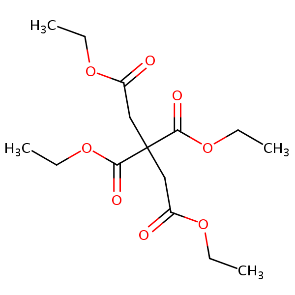 Tetraethyl propane-1,2,2,3-tetracarboxylate structural formula