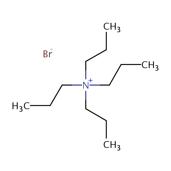 Tetrapropylammonium bromide structural formula