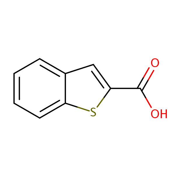 Thionaphthene-2-carboxylic acid structural formula