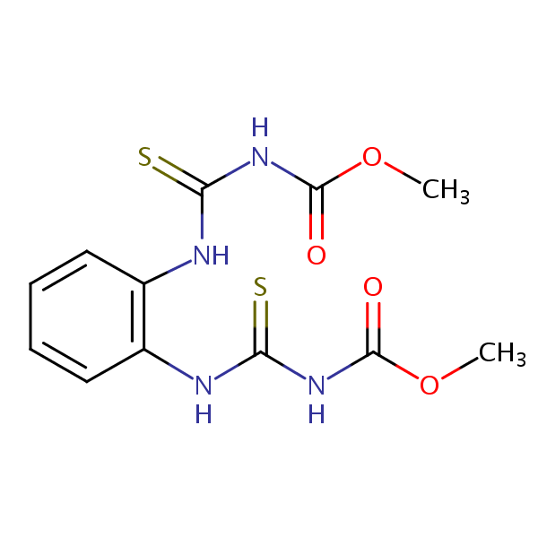 Thiophanate-methyl structural formula