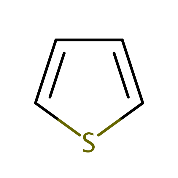 Thiophene structural formula