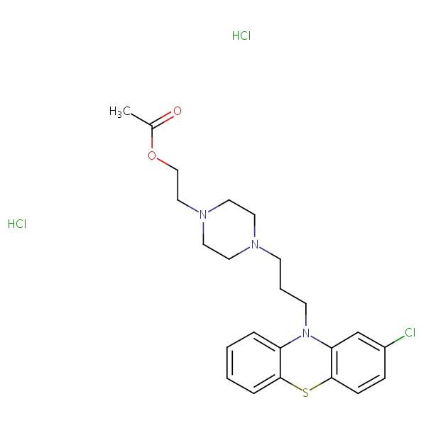 Thiopropazate hydrochloride [NF] structural formula