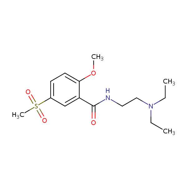 Tiapride structural formula