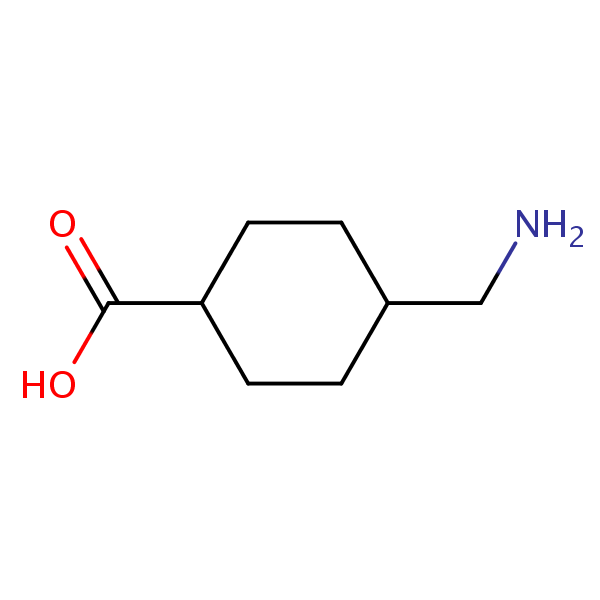 Tranexamic acid structural formula