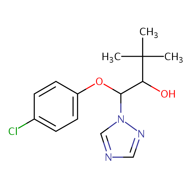Triadimenol structural formula