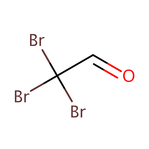 Tribromoacetaldehyde structural formula