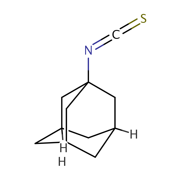 Tricyclo(3.3.1.1’3,7)dec-1-yl isocyanate structural formula