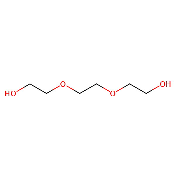 Triethylene Glycol structural formula