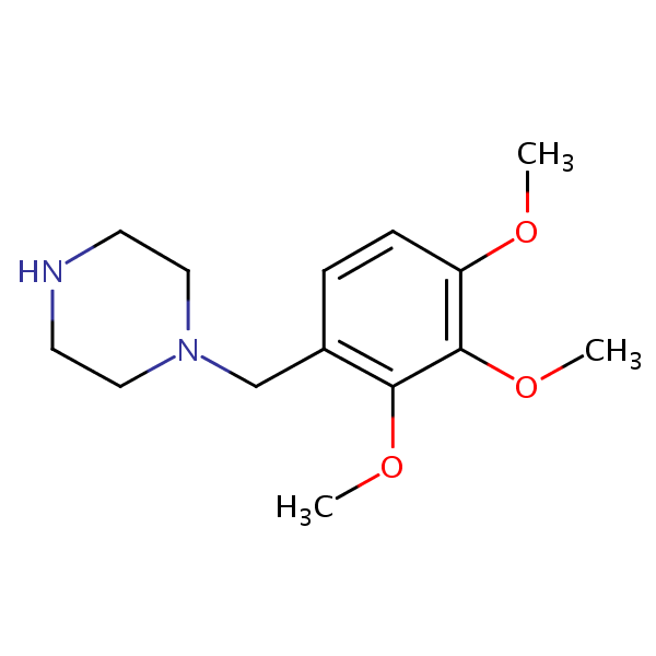 Trimetazidine structural formula