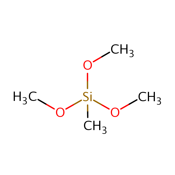 Trimethoxymethylsilane structural formula