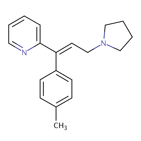 Triprolidine structural formula