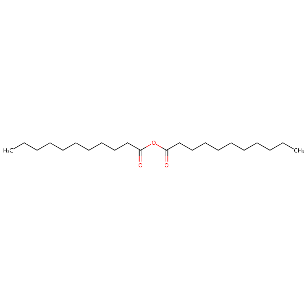 Undecanoic anhydride structural formula