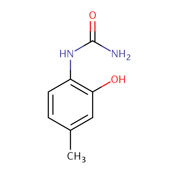 Urea, (2-hydroxy-4-methylphenyl)- structural formula