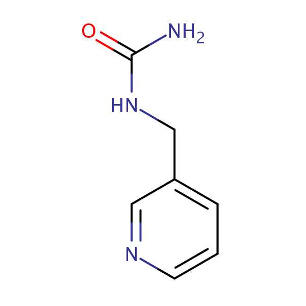 Urea, (3-pyridinylmethyl)- structural formula