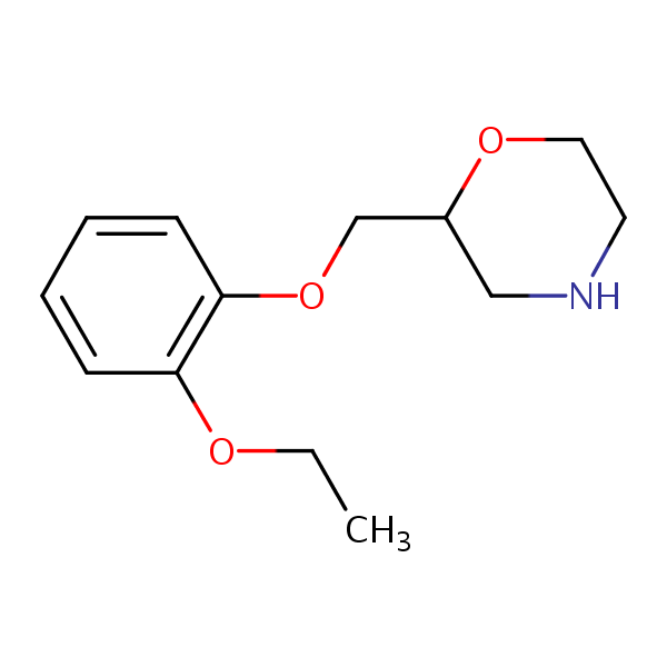 Viloxazine structural formula