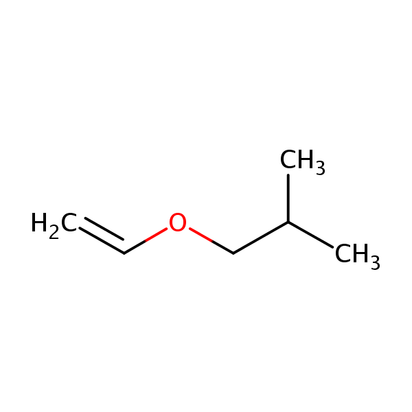 Vinyl isobutyl ether structural formula