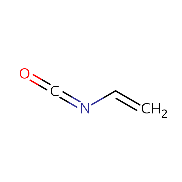 Vinyl isocyanate structural formula