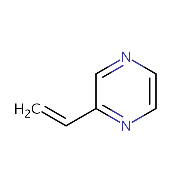 Vinylpyrazine structural formula