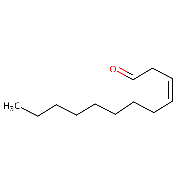 (Z)-Dodec-3-en-1-al structural formula