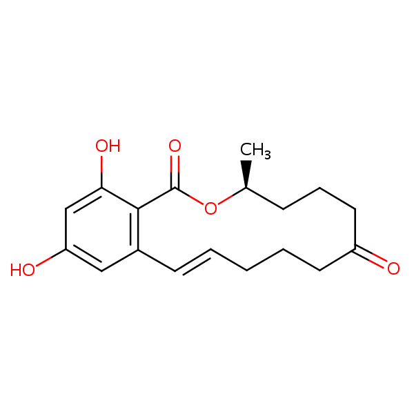 Zearalenone structural formula