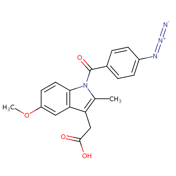 Zidometacin structural formula
