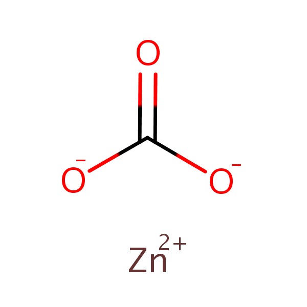 Zinc carbonate structural formula