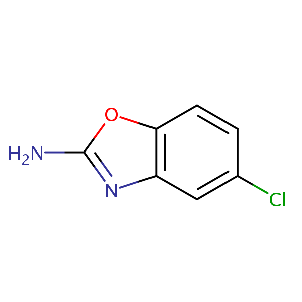 Zoxazolamine structural formula