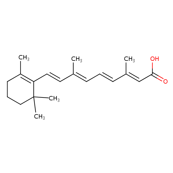 all-trans-Retinoic acid structural formula