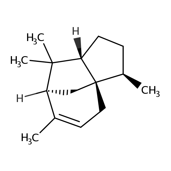 (-)-alpha-Cedrene structural formula