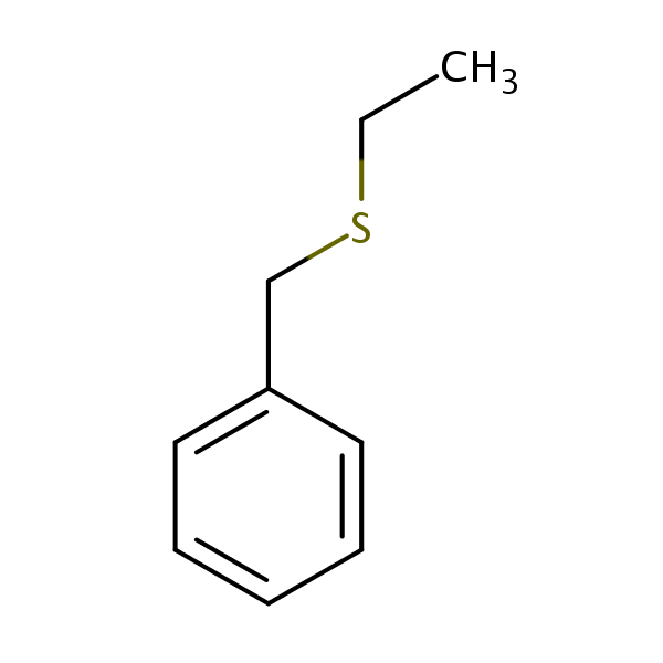 alpha-(Ethylthio)toluene structural formula
