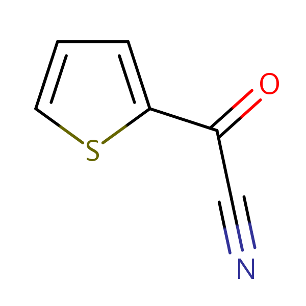 alpha-Oxothiophen-2-acetonitrile structural formula