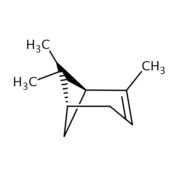 (-)-alpha-Pinene structural formula