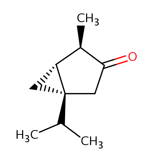 alpha-Thujone structural formula