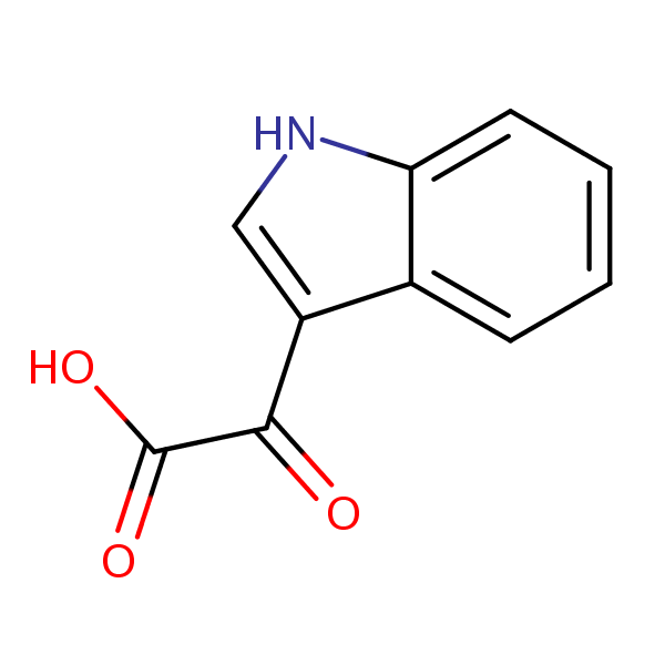.alpha.-oxo-Indole-3-acetic acid structural formula