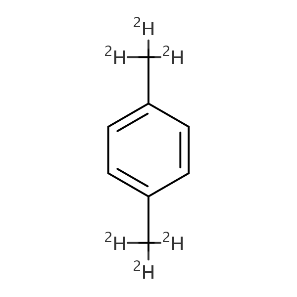 (alpha,alpha,alpha,alpha’,alpha’,alpha’-2H6)p-Xylene structural formula
