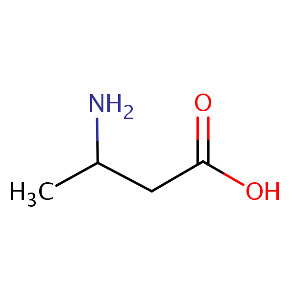 beta-Aminobutyric Acid structural formula