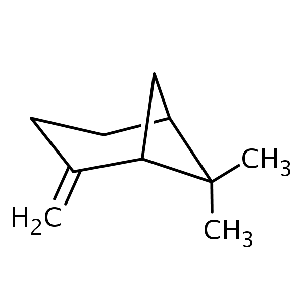 (-)-beta-Pinene structural formula