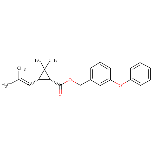 (+)-cis-Phenothrin structural formula