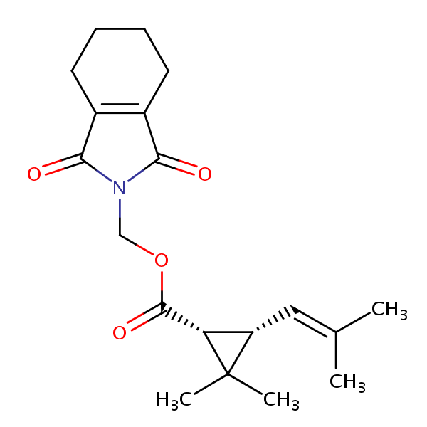 (+)-cis-Tetramethrin structural formula