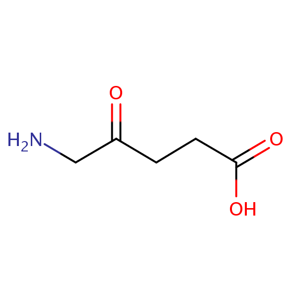 gamma-Aminolevulinic Acid structural formula