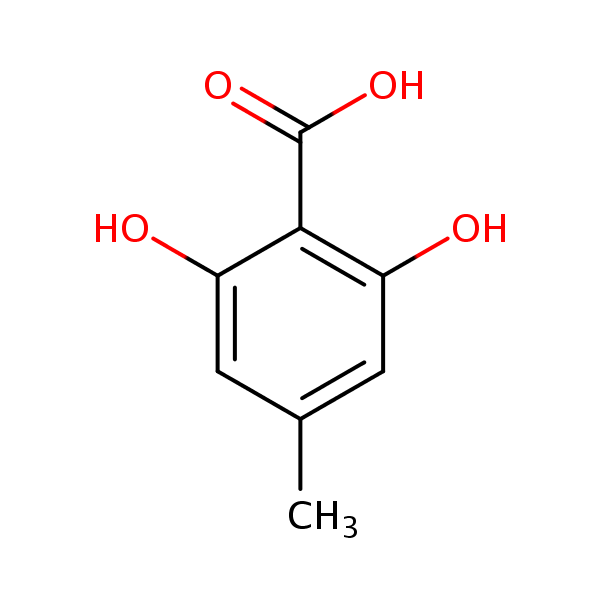 gamma-Resorcylic acid, 4-methyl- structural formula
