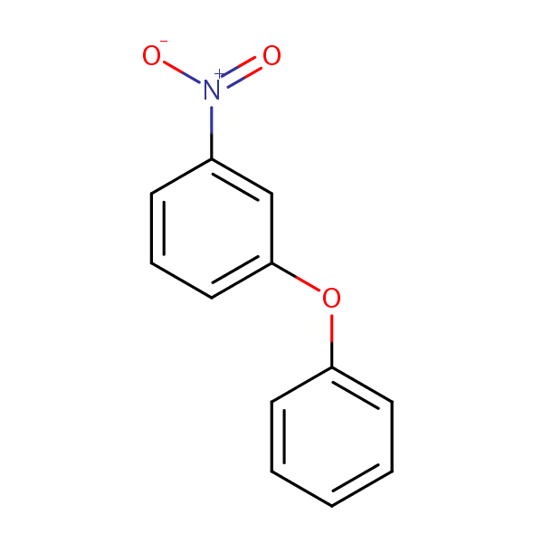 m-Nitrophenyl phenyl ether structural formula