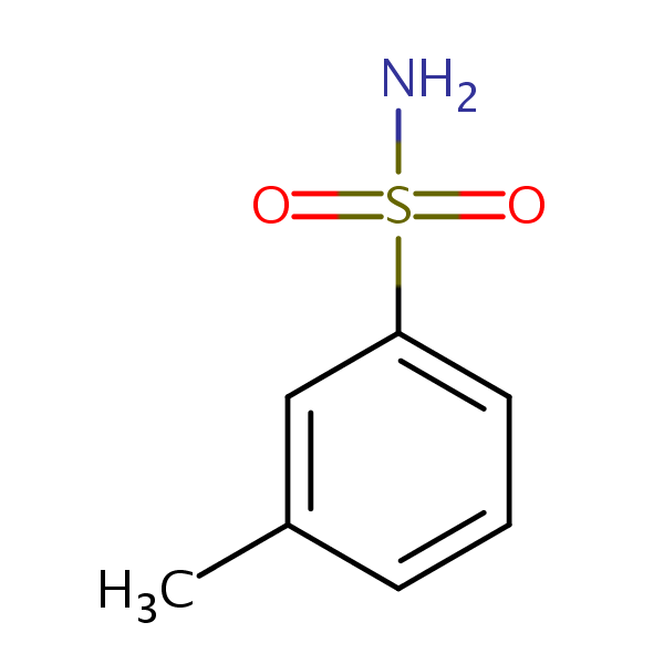 m-Toluenesulphonamide structural formula