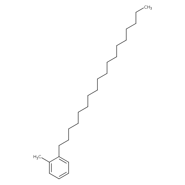 o-(Octadecyl)toluene structural formula
