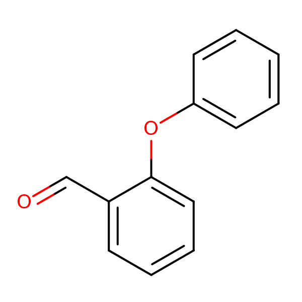 o-Phenoxybenzaldehyde structural formula