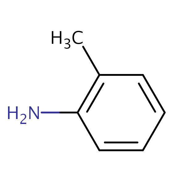 o-Toluidine structural formula