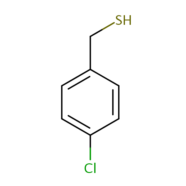 p-Chlorotoluene-alpha-thiol structural formula
