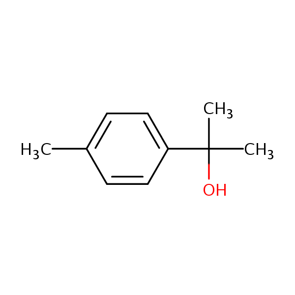 p-Cymen-8-ol structural formula